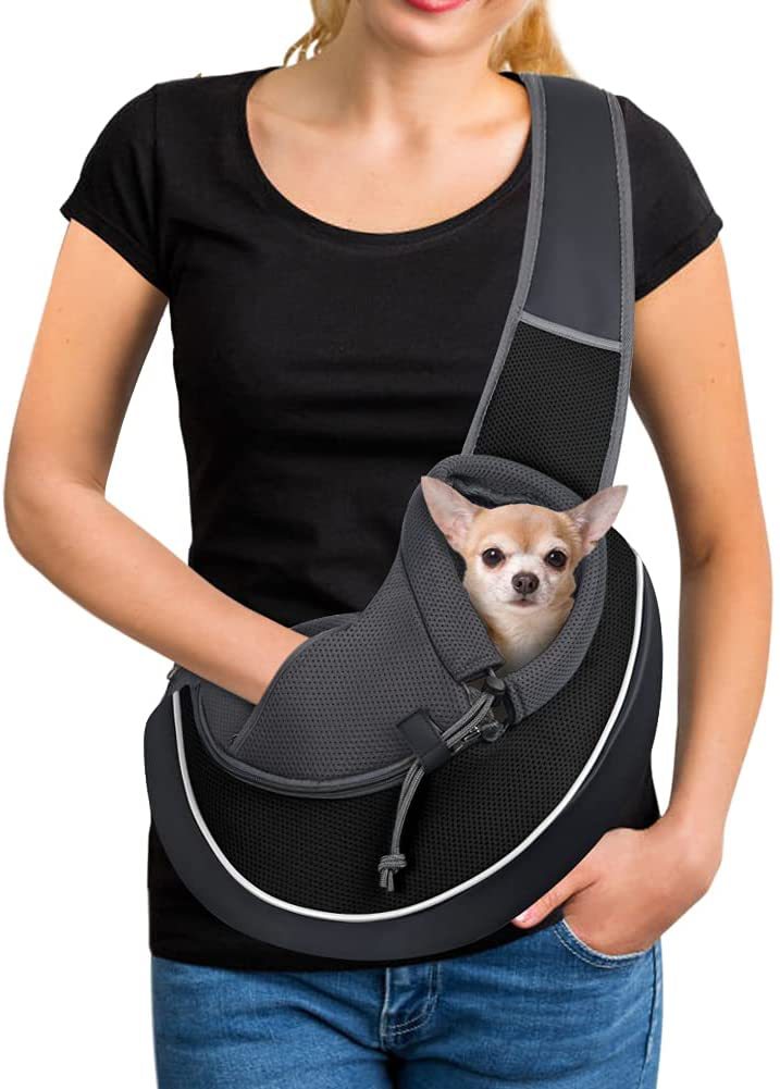 Carrying Pets Bag Women Outdoor Portable Crossbody Bag For Dogs Cats Af TOP