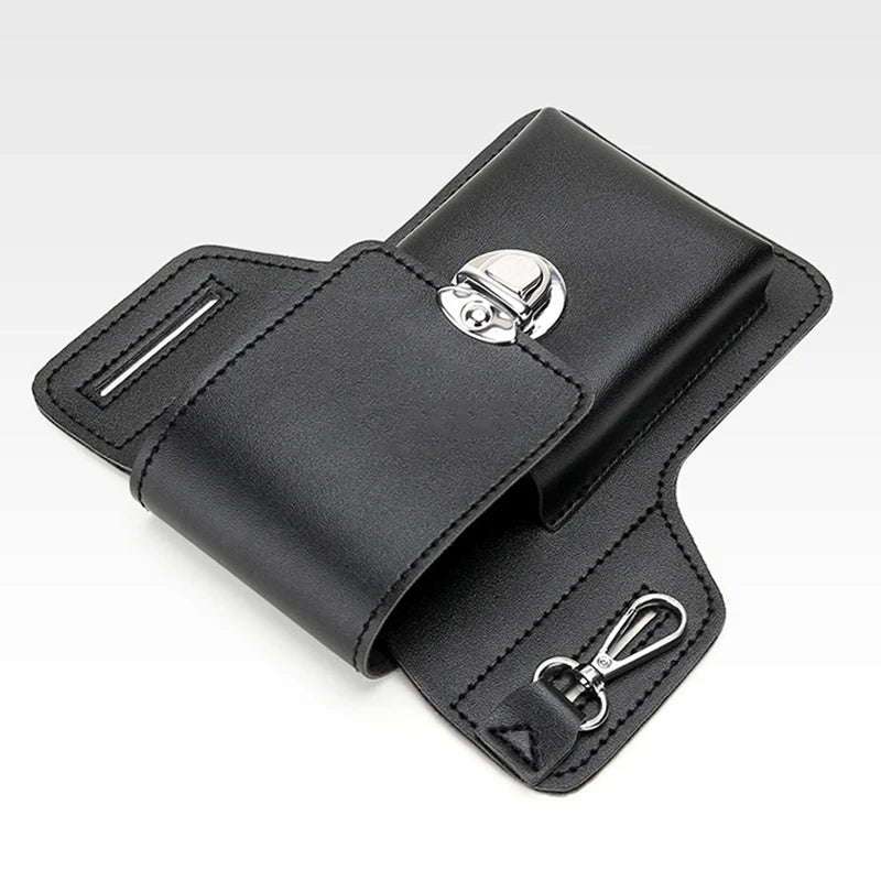 Vintage Leather Waist Bag Cellphone Loop Holster Mens Belt Bag Phone Pouch Wallet  Phone Case for Phone Samsung Huawei General - Af TOP