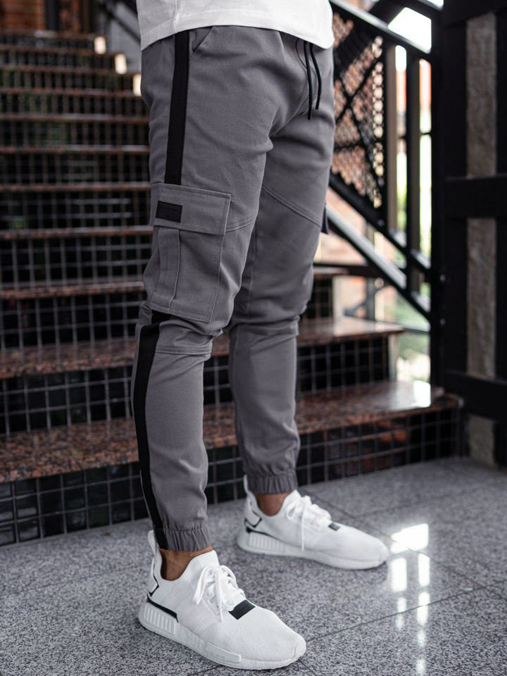 Leather Bound Casual Pants For Men - Af TOP